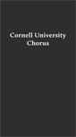 Mobile Screenshot of cuchorus.com